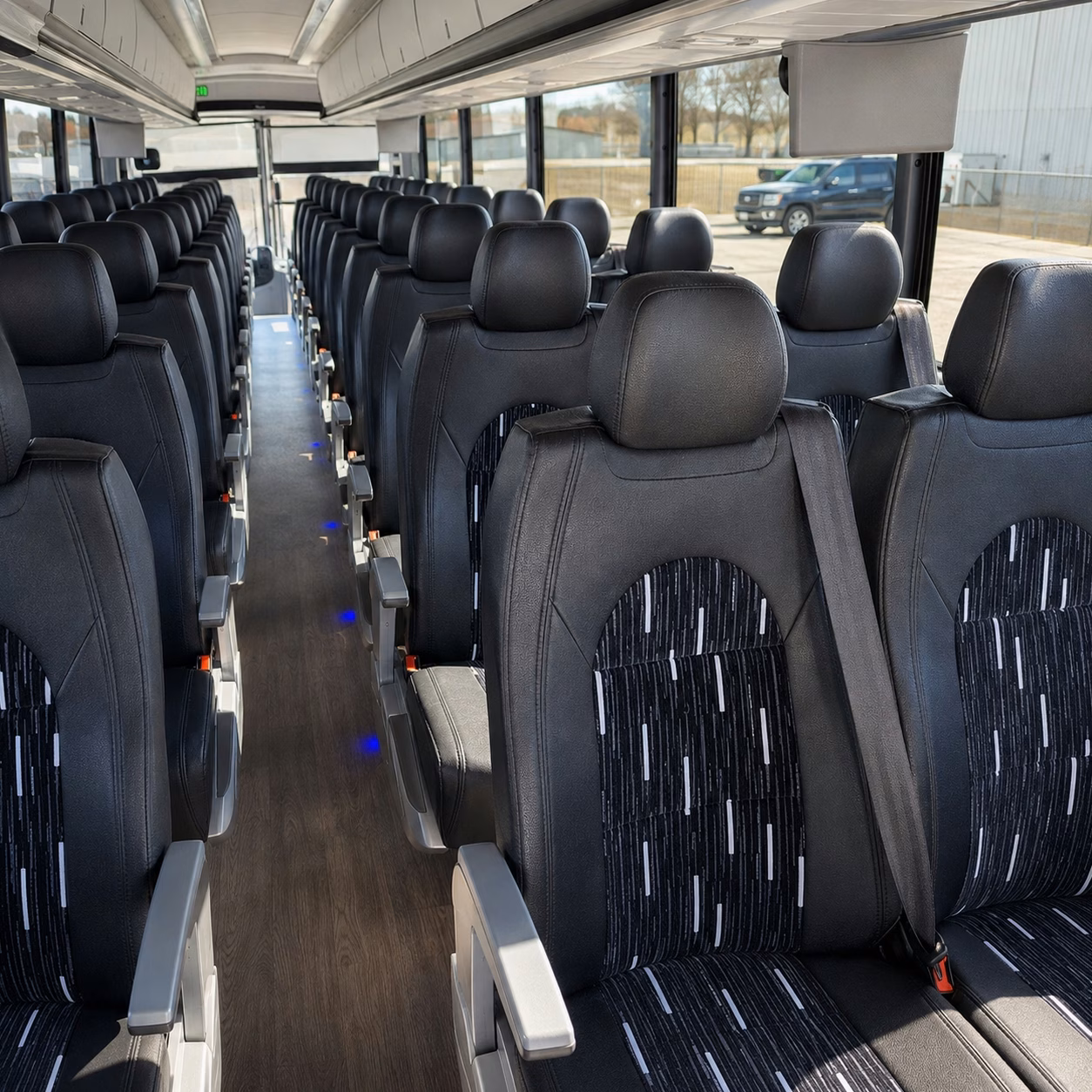 elizabeth charter bus interior