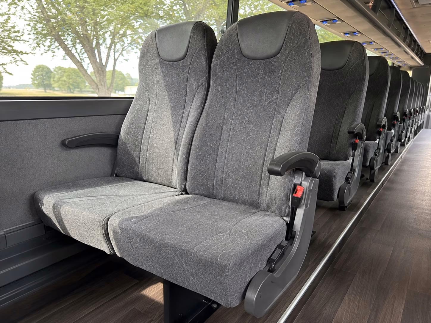 military ceremony charter bus rentals near elizabeth