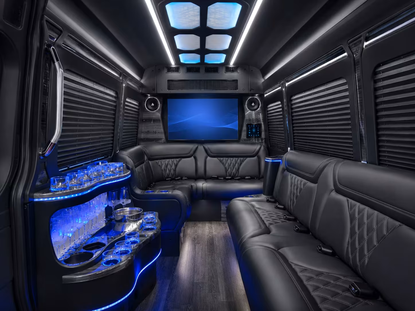 multi stop prom bus rental packages in elizabeth