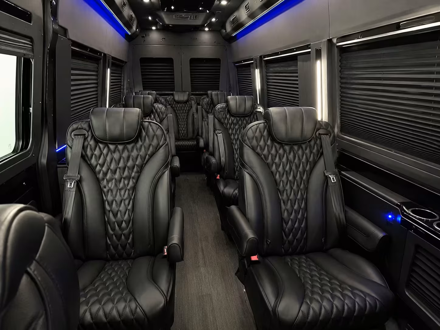 sprinter van with driver interior