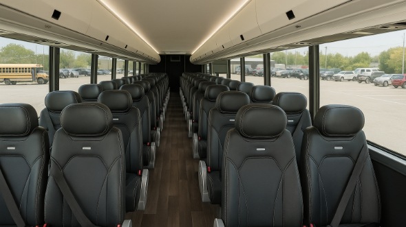 elizabeth 28 passenger minibus inside