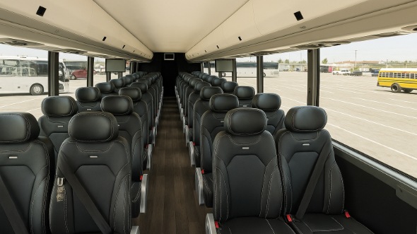 elizabeth 28 passenger minibus interior