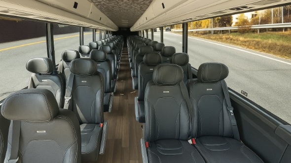 elizabeth 35 passenger minibus inside