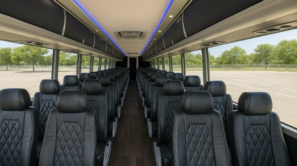 elizabeth 55 passenger charter bus rental