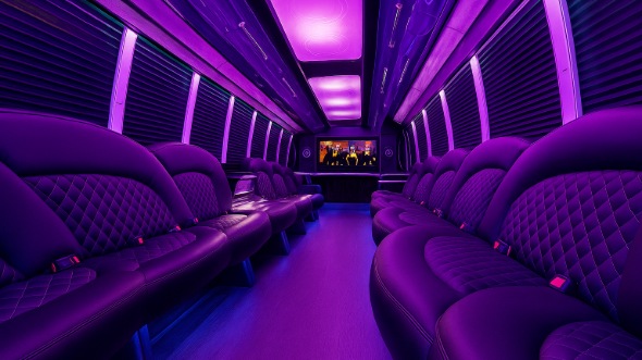 elizabeth party bus rental inside
