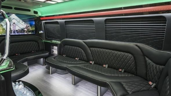 elizabeth sprinter limo rental inside