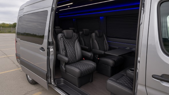 elizabeth sprinter van with driver rental