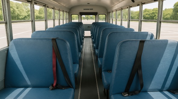 school bus rental interior plainfield